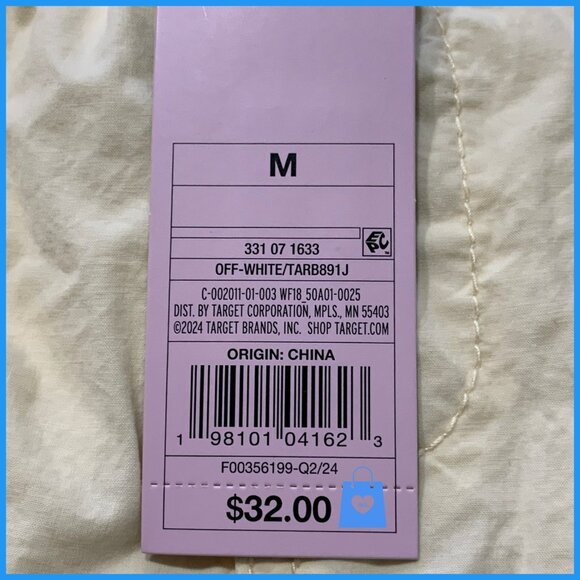 Medium - Womens Mid-Rise Wide Leg Cargo Pants - Wild Fable - Off-White - Picture 3 of 6